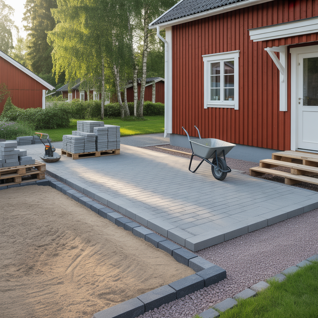 kostnad for marksten 2025 pris per m2 arbete och material