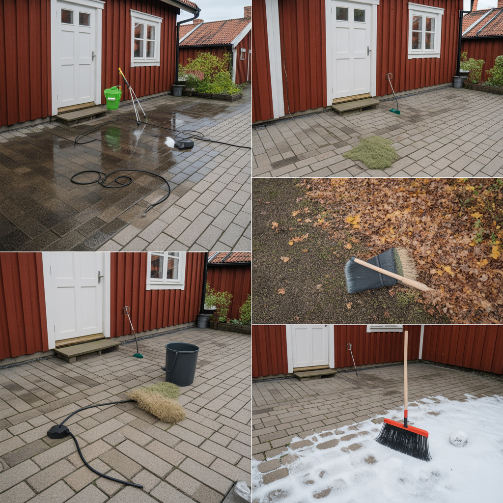 underhall och rengoring av marksten checklista sasong for sa