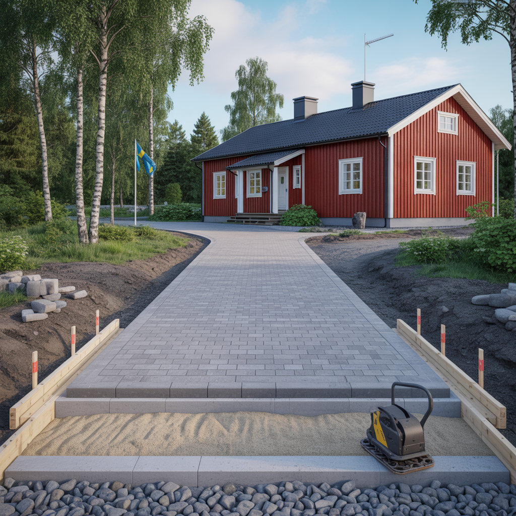 uppfart i marksten guide till barighet och tjocklek