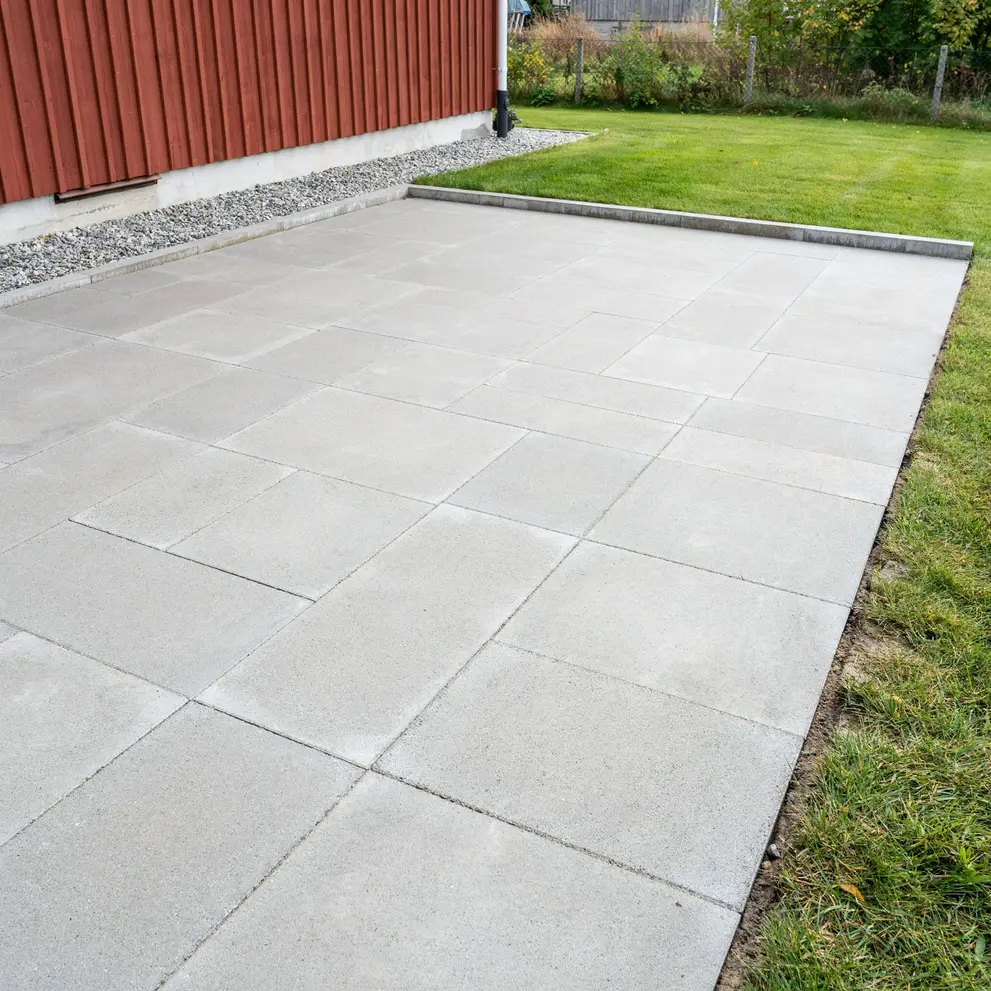 lagga betongplattor spanga sundbyberg stockholm